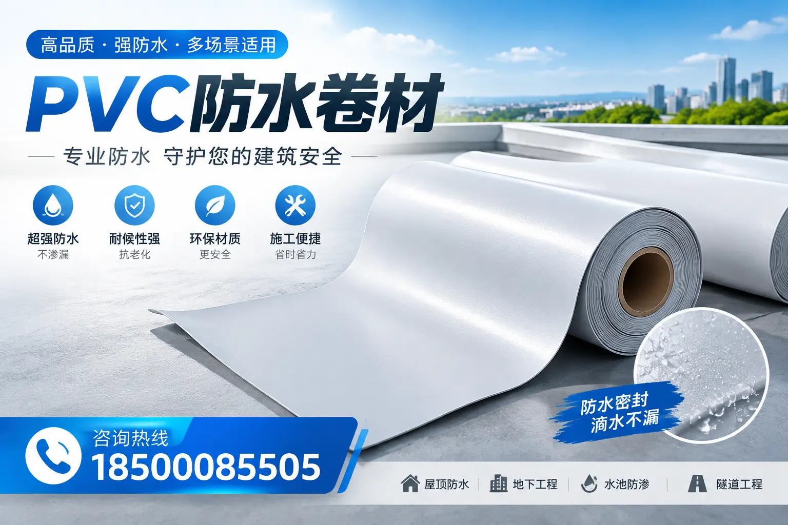 PVC防水卷材的市场竞争分析,抚州品牌选择参考
